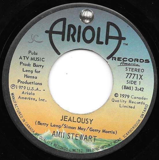 Buy vinyl artist% Jealousy / Step Into The Love Line for sale